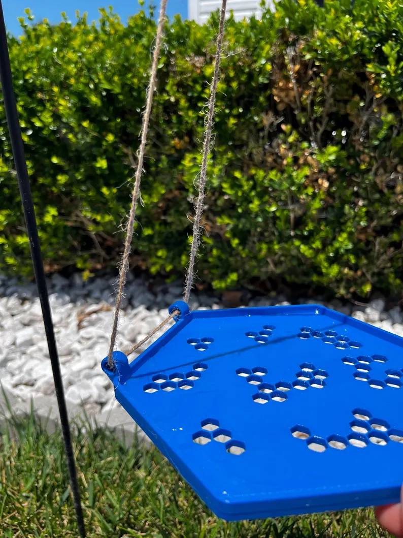 Hanging Tray for Bee Feeder / Hydration Station – Ant-Resistant Design
