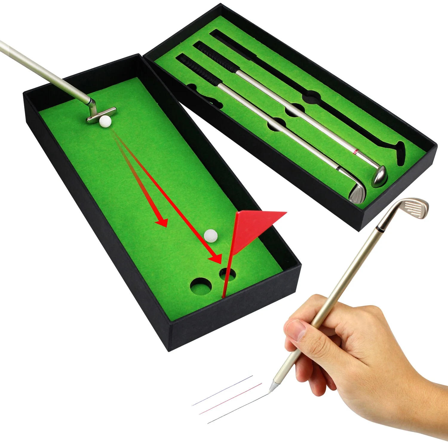 Golf Pen Gifts for Golf Lover- Mini Desktop Golf Sets