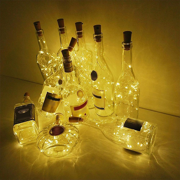 ✨Holiday Promotion✨ 💥50%OFF & BUY 5 GET 2 FREE💥- BOTTLE LIGHTS ( Battery Included - Replaceable )