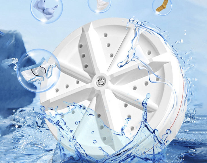 Portable Mini Washing Machine Ultrasonic Turbine Washer