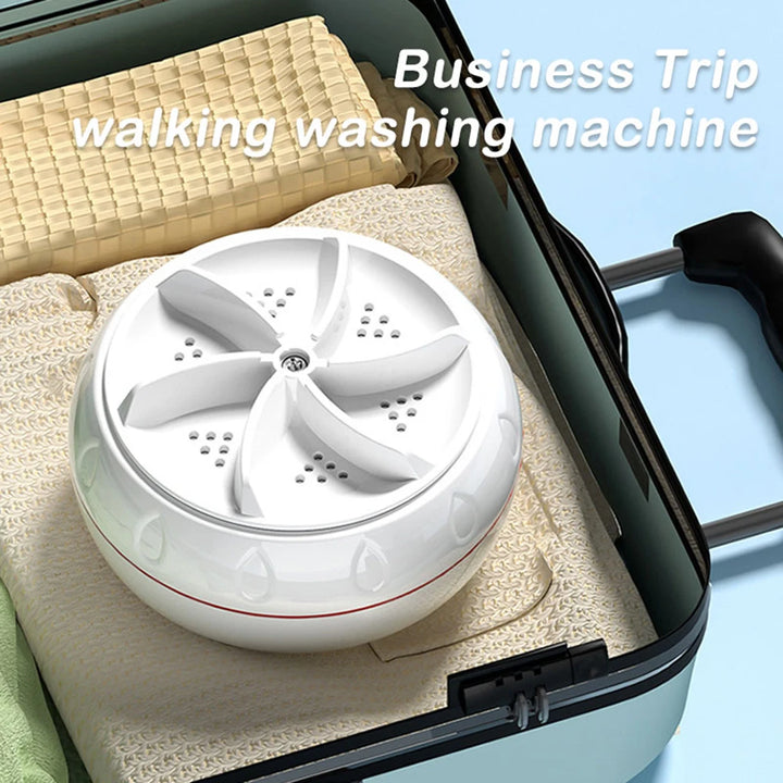 Portable Mini Washing Machine Ultrasonic Turbine Washer