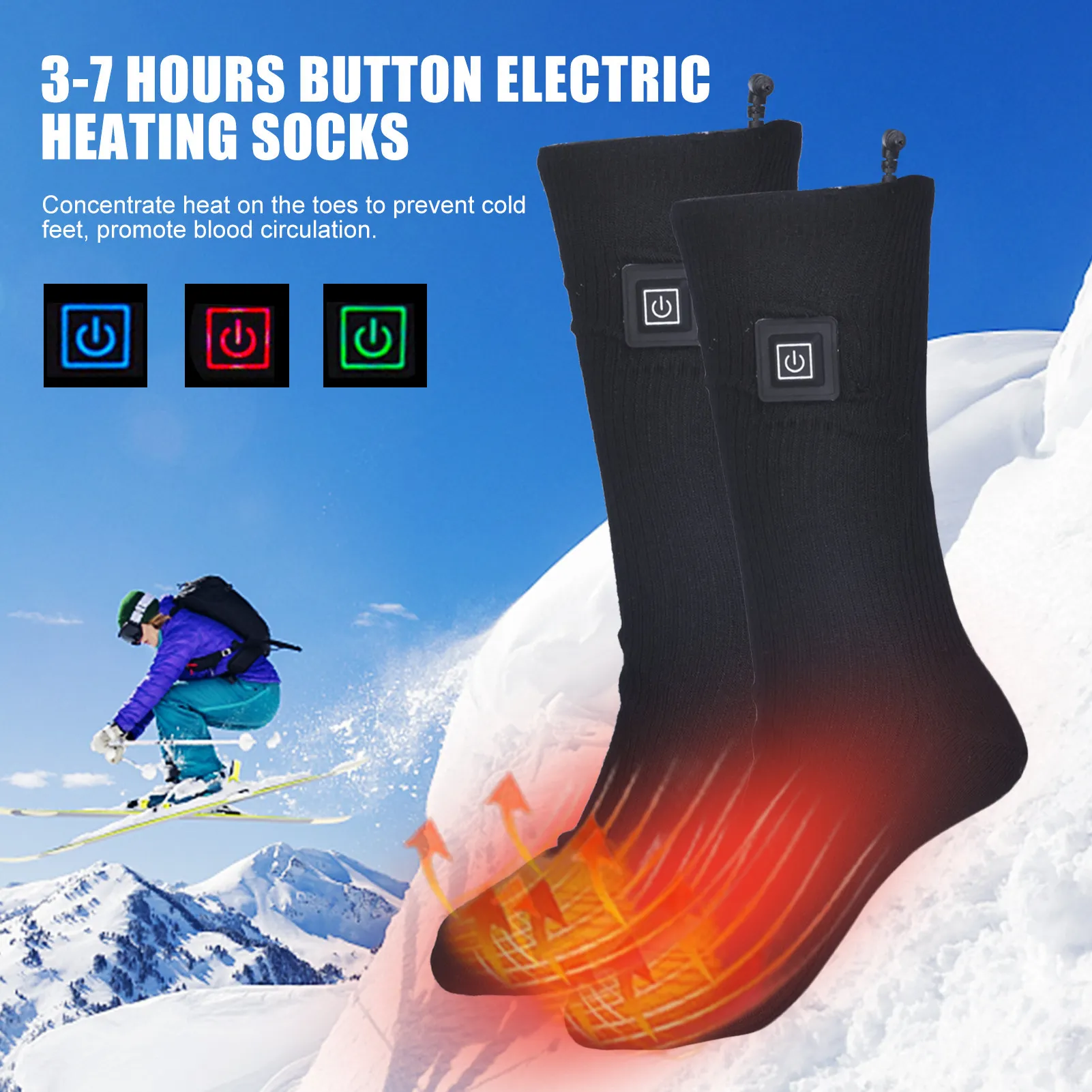 Recheargable Heated Sock