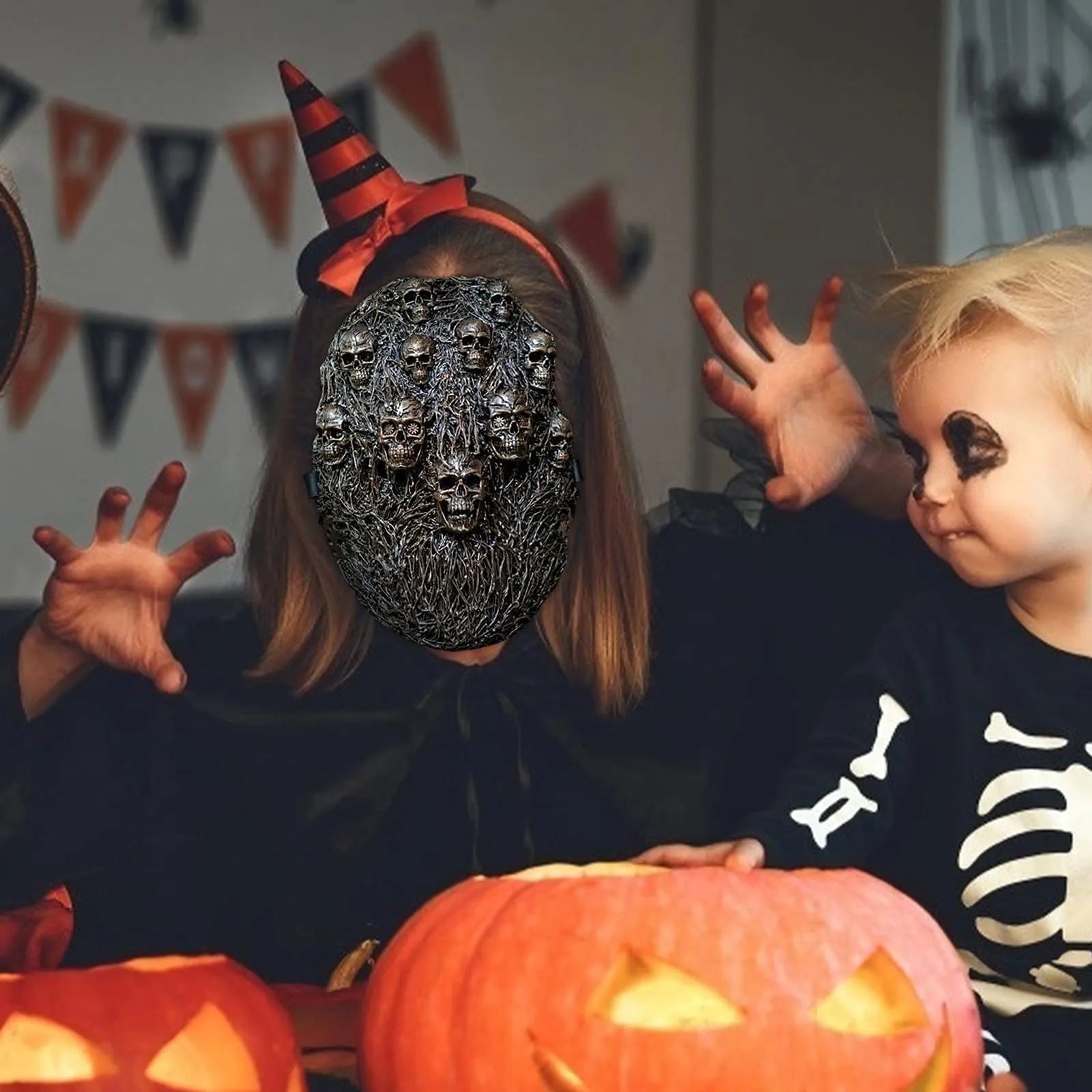 🎃Halloween New Steam Skull Punk Mask