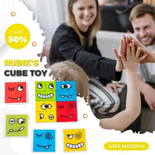 THINKING TRAINING CHILDREN FACE-CHANGING RUBIK’S CUBE