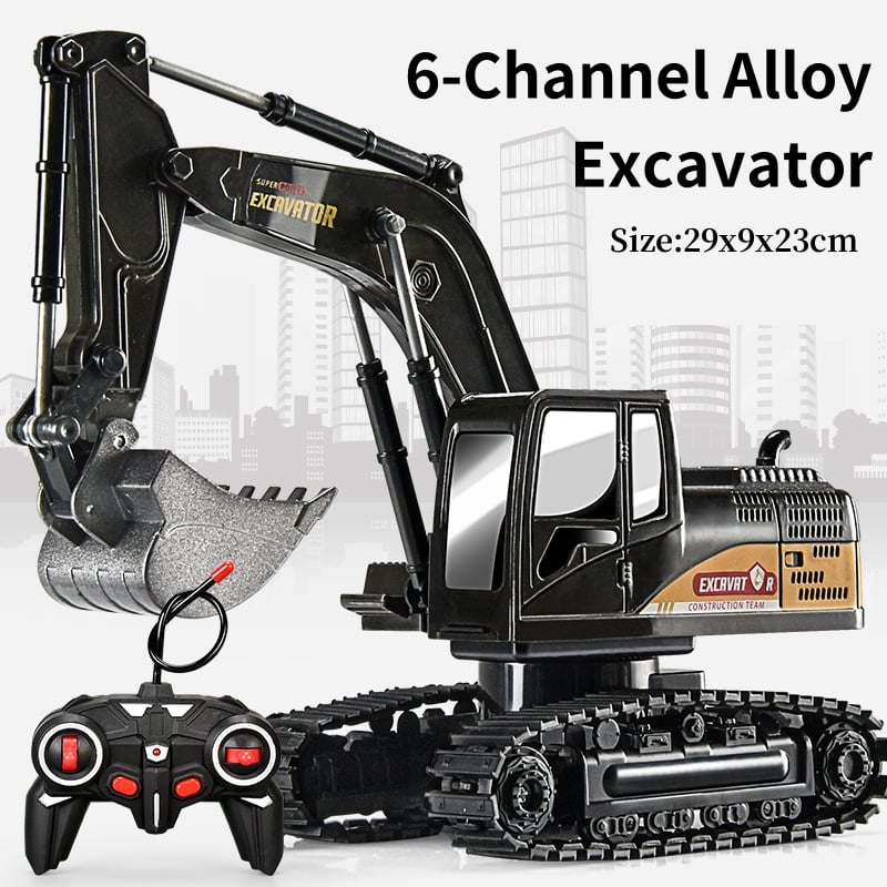 Alloy remote control excavator toy car