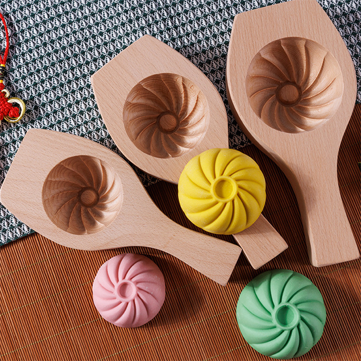 Wooden Fancy Steamed Bun Mold