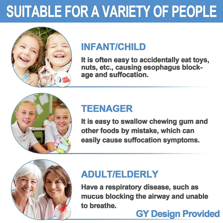 SNOZ™- Adult and Child Non-Invasive Choking First Aid | Anti-Choking Device