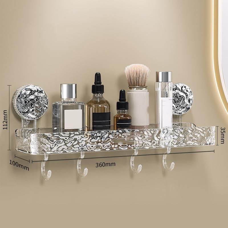 Light Luxury Style Punch-Free Storage Rack