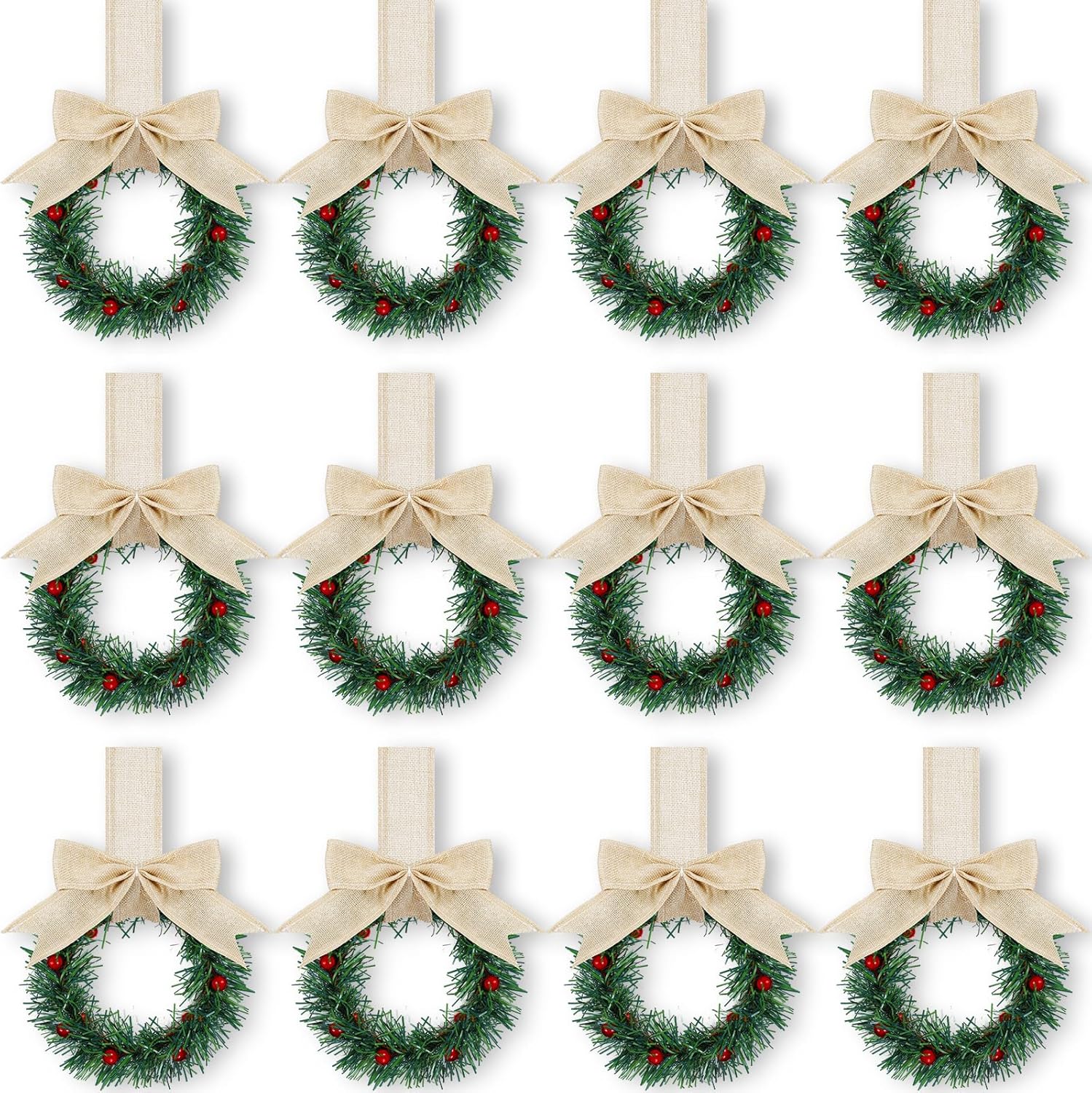 🎅Christmas Hot Sale - 50% OFF🔥 Retrowavy Christmas Kitchen Cabinet Wreaths