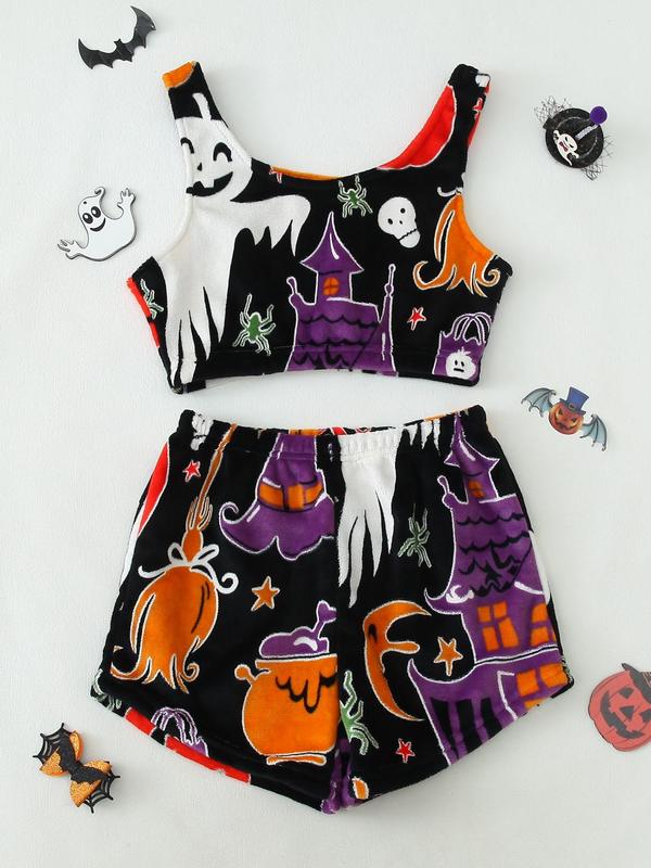 💥Halloween Pre - Sale 40% Off 🎃 Halloween  vest pajamas set👻