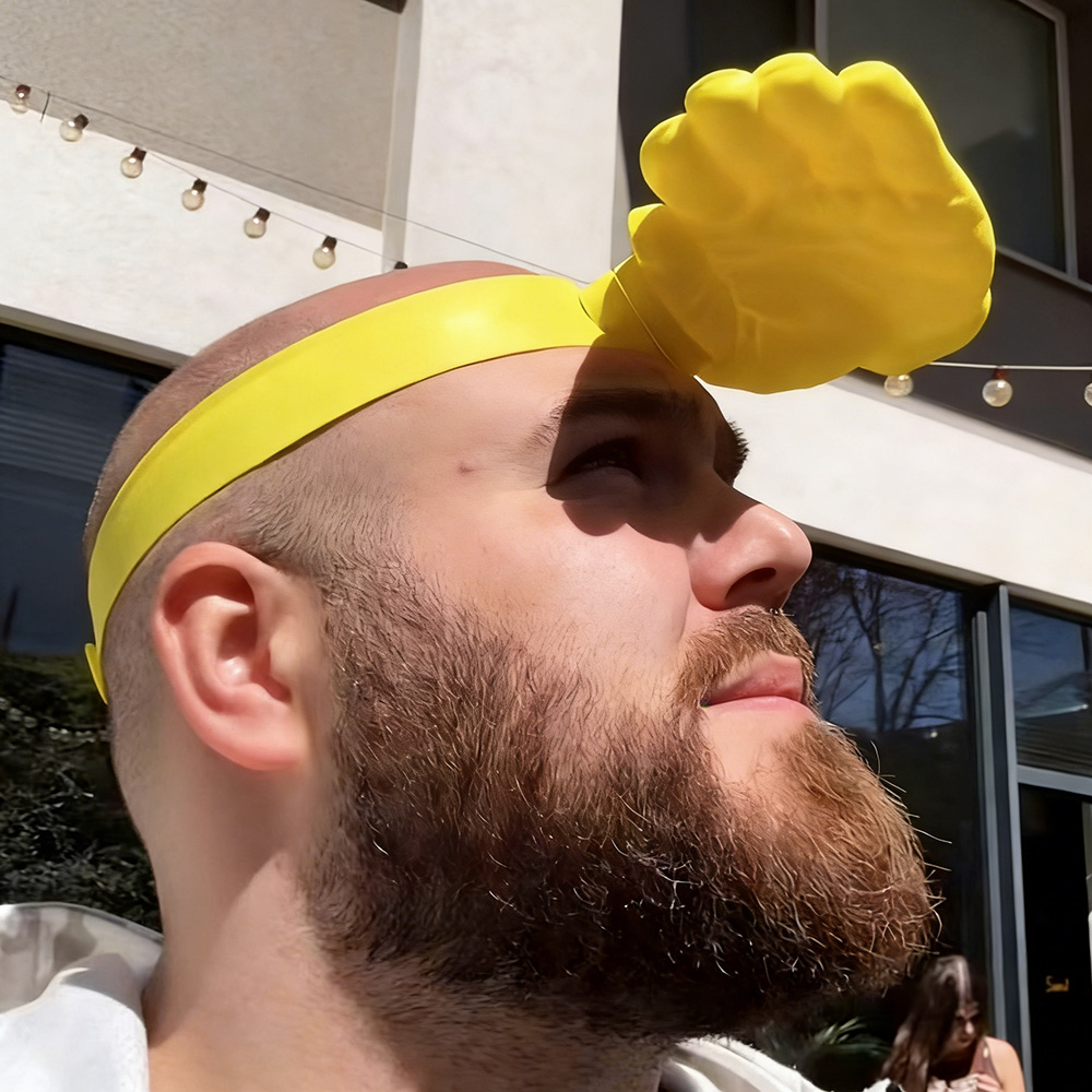 Giant Hand Sun Visor Hat - Funny Novelty Sun Hat for Beach, Festival, Party