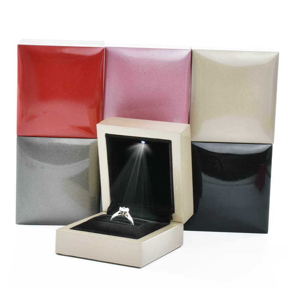 Square thickened imitation wood ring light box