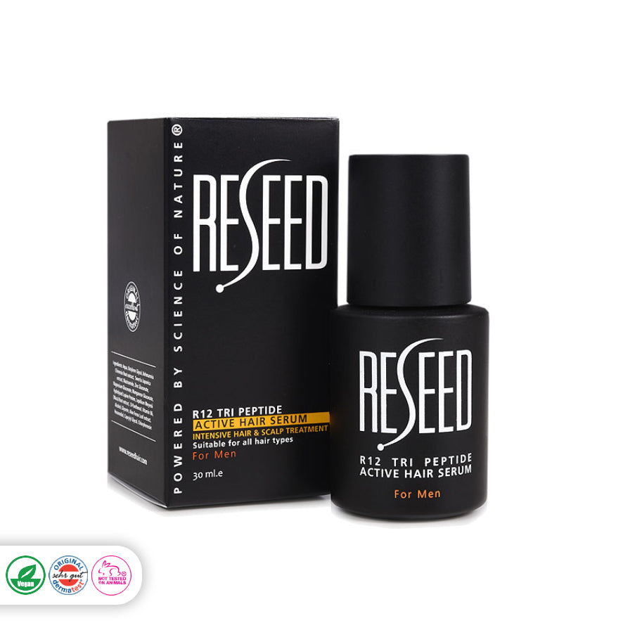 RESEED R12 Tri Peptide Active Hair Serum for Men 30ml-Reseed Hair Care