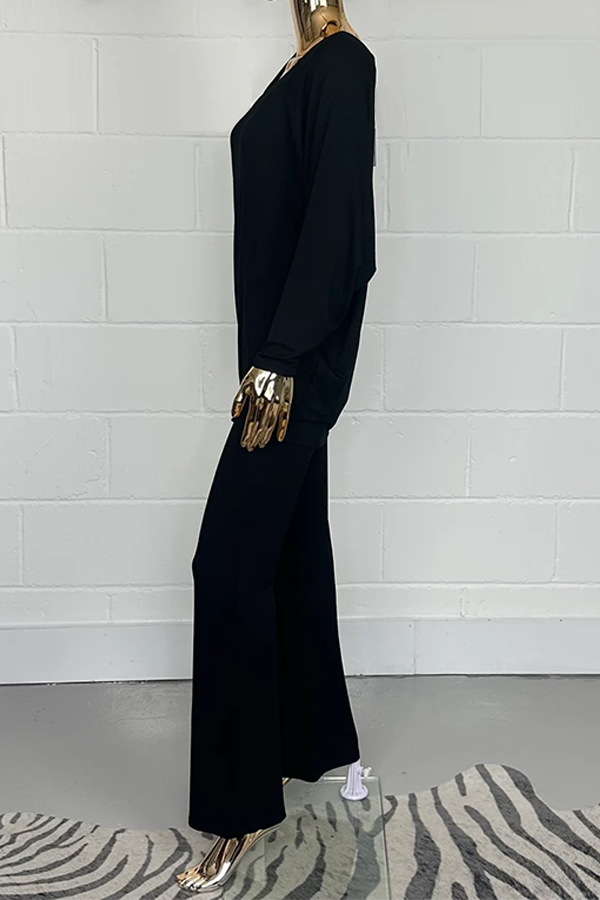 3 Piece Vest Top Jumper & Cuffed Bottoms Co-Ord