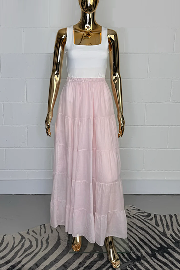 Tiered Maxi Skirt