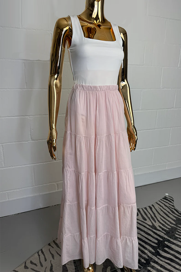 Tiered Maxi Skirt