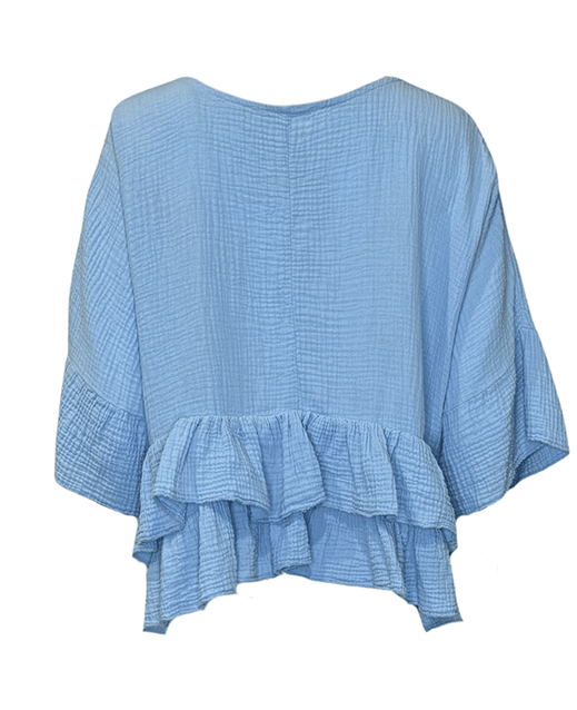 Top With Frills Sleeve