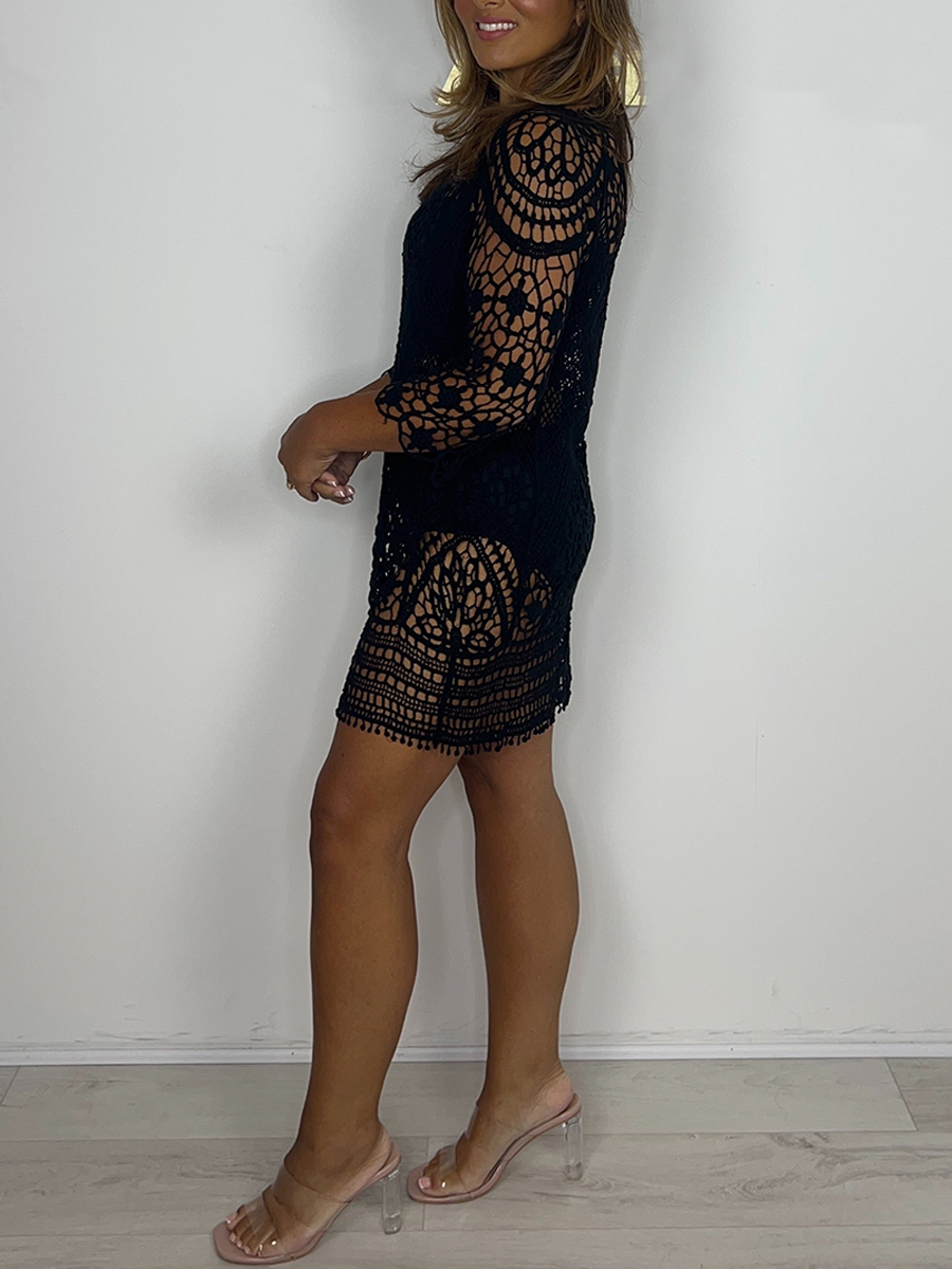 Crochet Mini Dress