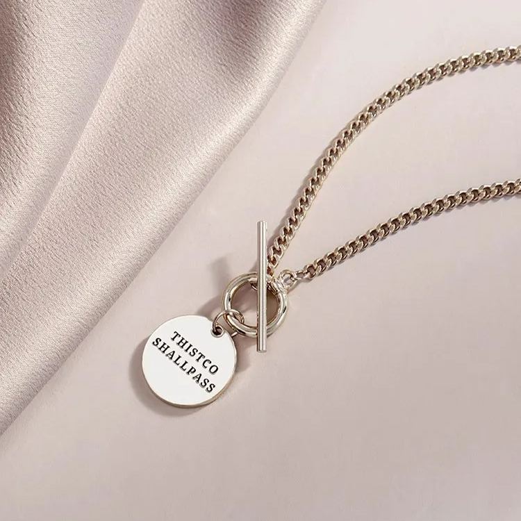 Chic Minimalist Sweater Letter Necklace