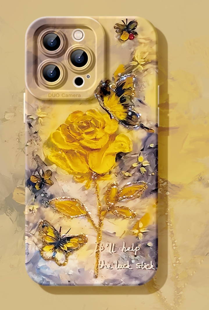 【Link 7】Wild wolf iPhone case for man, Yellow Rose iphone case for woman