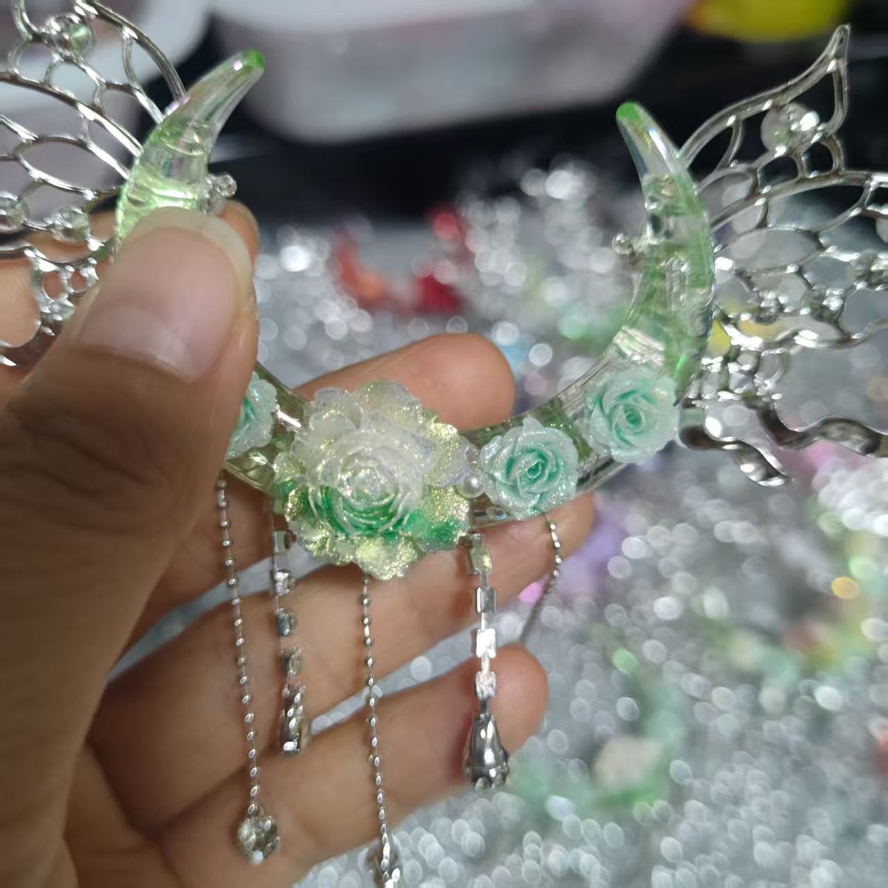 (choose in Live) Pretty DIY Resin fancy beads, accessories for handmade crafts
