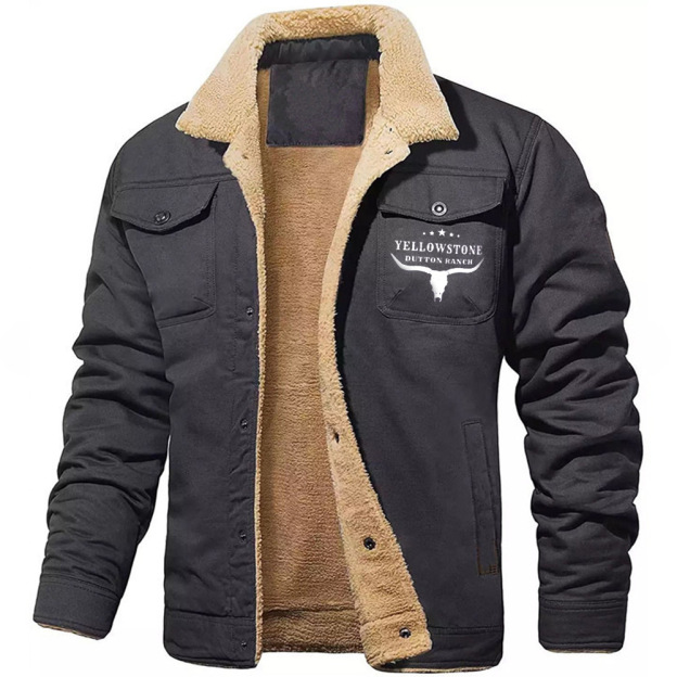 Relaxed Fit Fleece Jacket