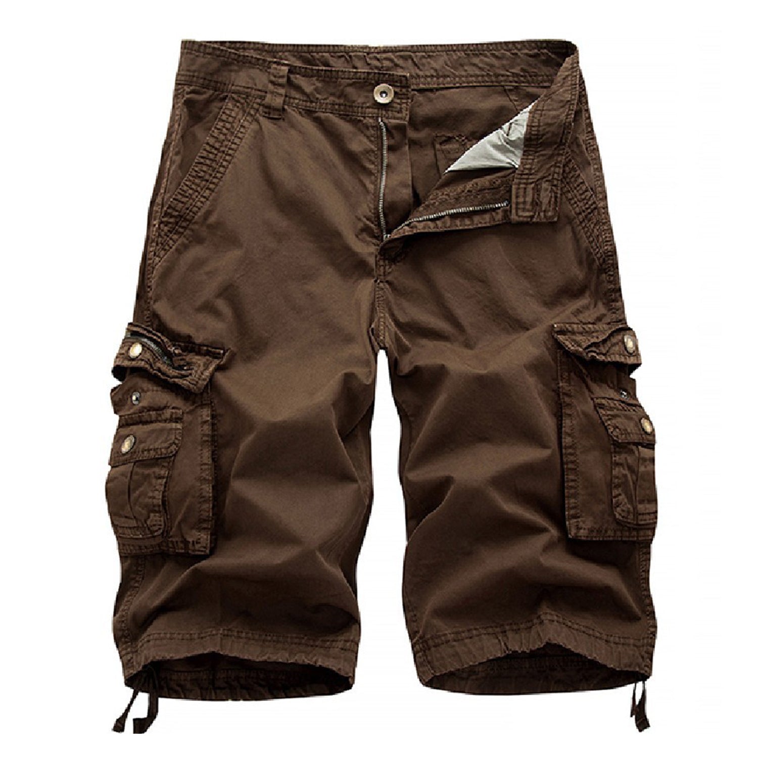 Cotton Twill Cargo Shorts Outdoor Wear Lightweight