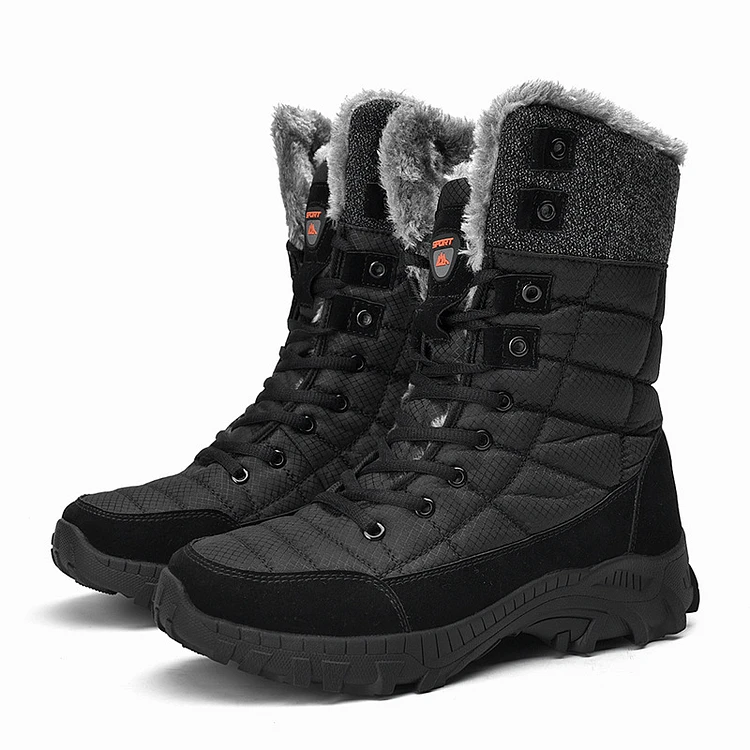 Winter Water Repellent Fabric High Boots