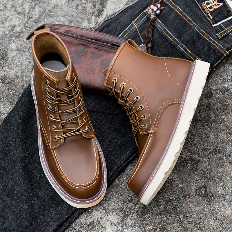 Jackson Menswear Co. Leather Boots