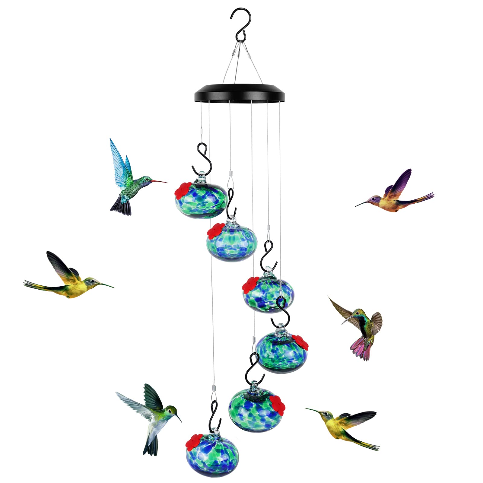 Woodstock Habitats Wind Chime - Hummingbird Spiral – Secret Garden Shop