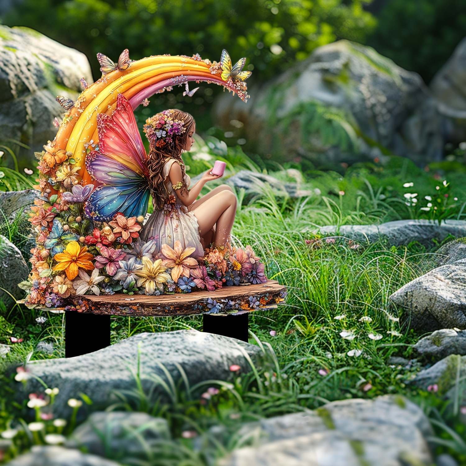 🔥Last Day Promotion 49% OFF-Fairy Tale Fairies on the Rainbow Moon