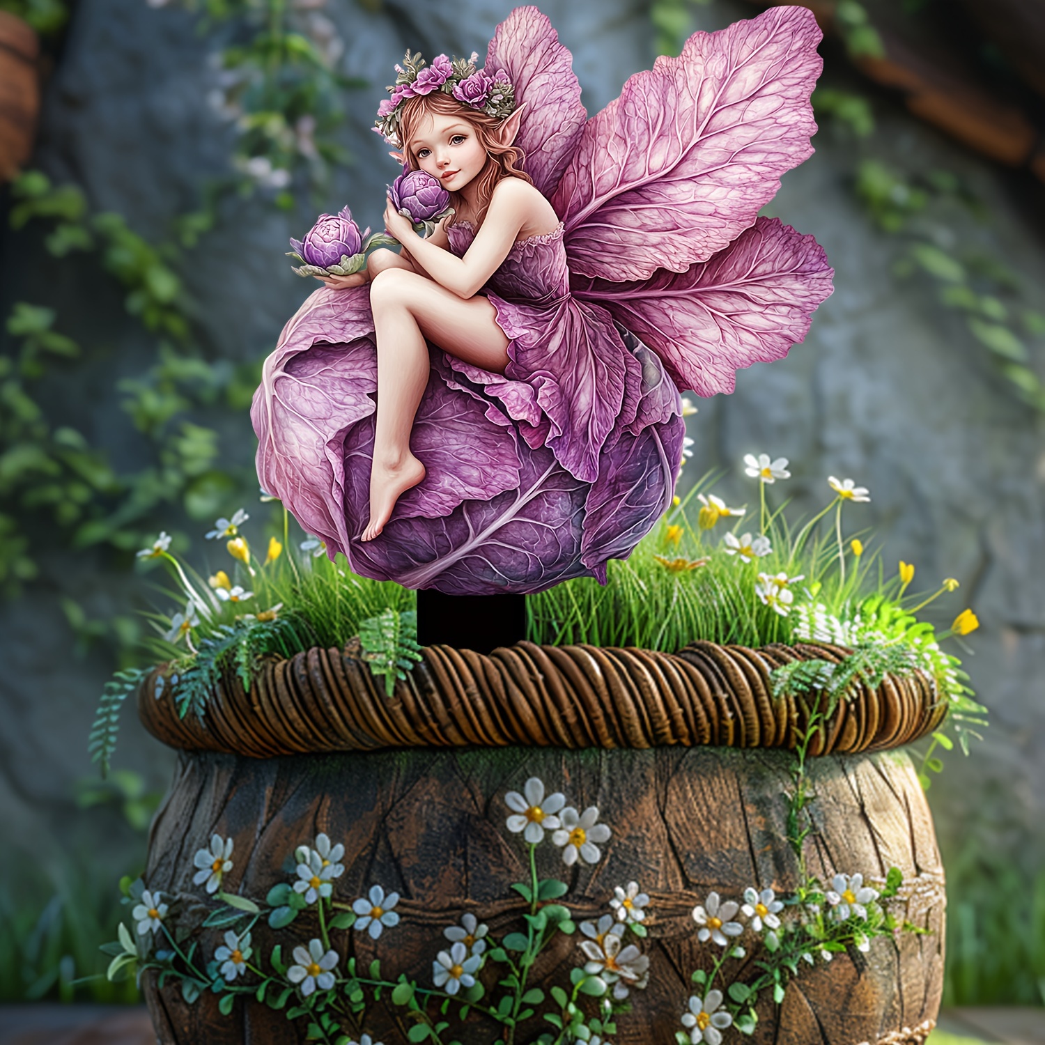 🔥Last Day Promotion 49% OFF-Purple Kale Fairy