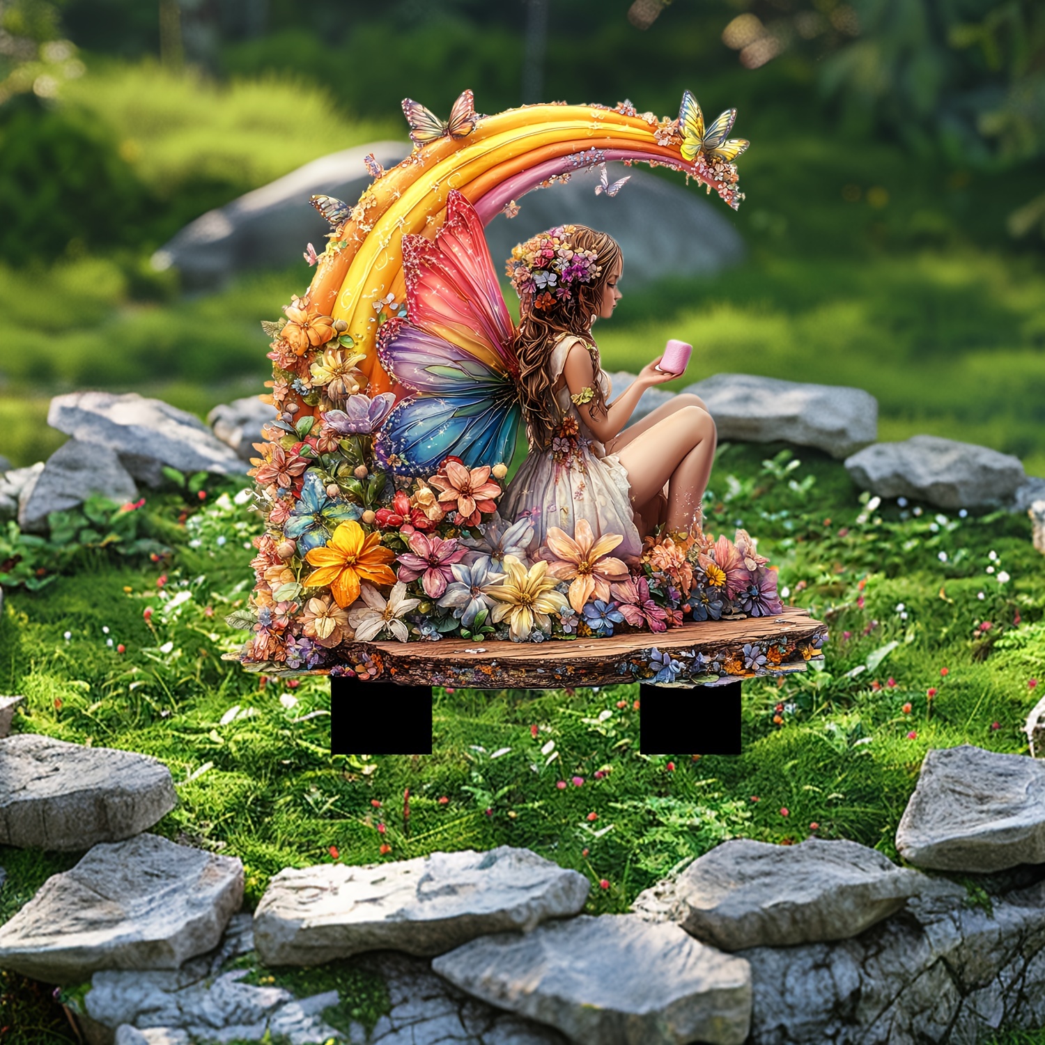 🔥Last Day Promotion 49% OFF-Fairy Tale Fairies on the Rainbow Moon