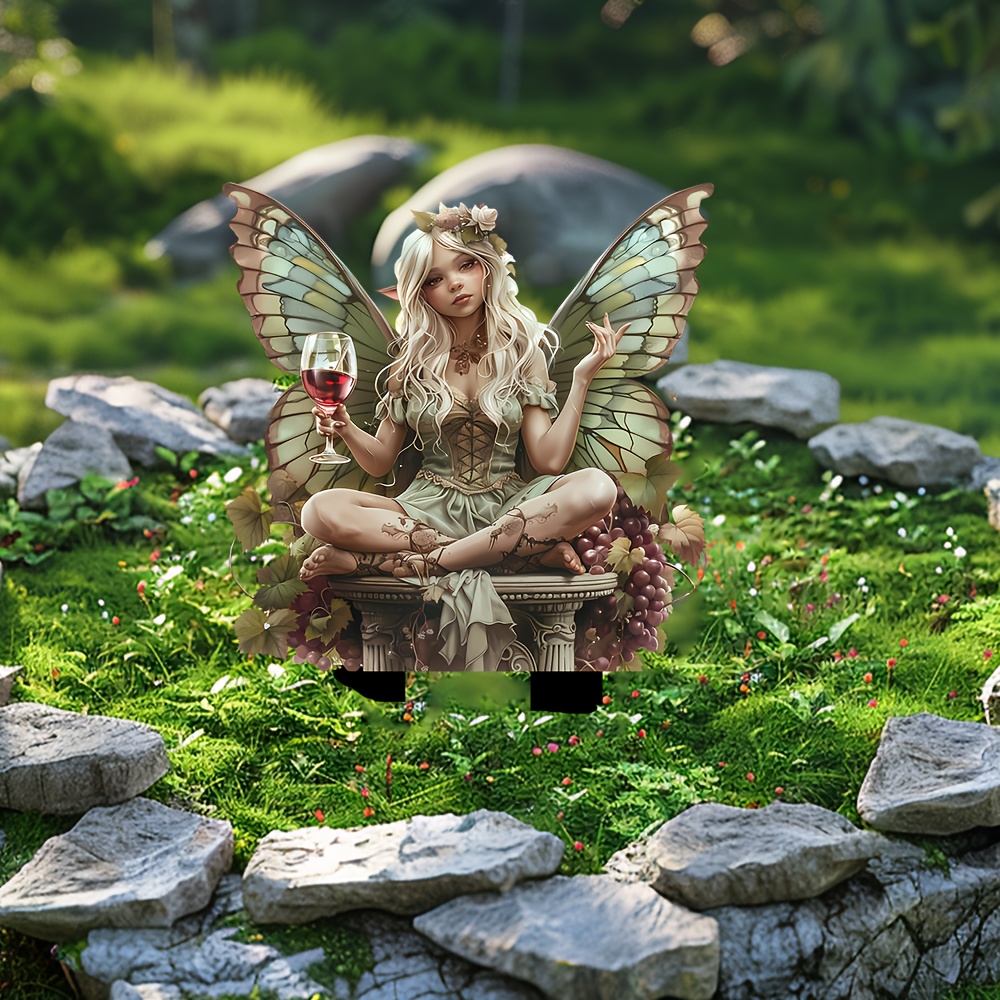 🔥Last Day Promotion 49% OFF-Fairy with a glass of wine