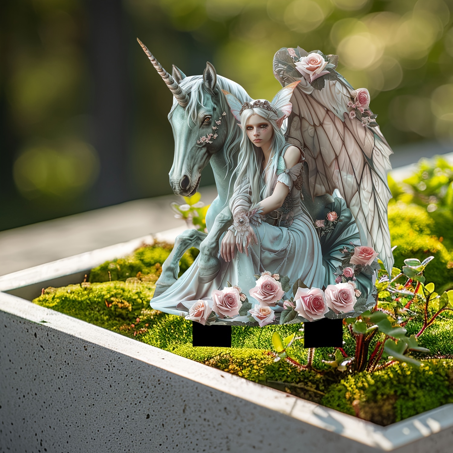 🔥Last Day Promotion 49% OFF-Enchanted fairy leaning on a majestic unicorn