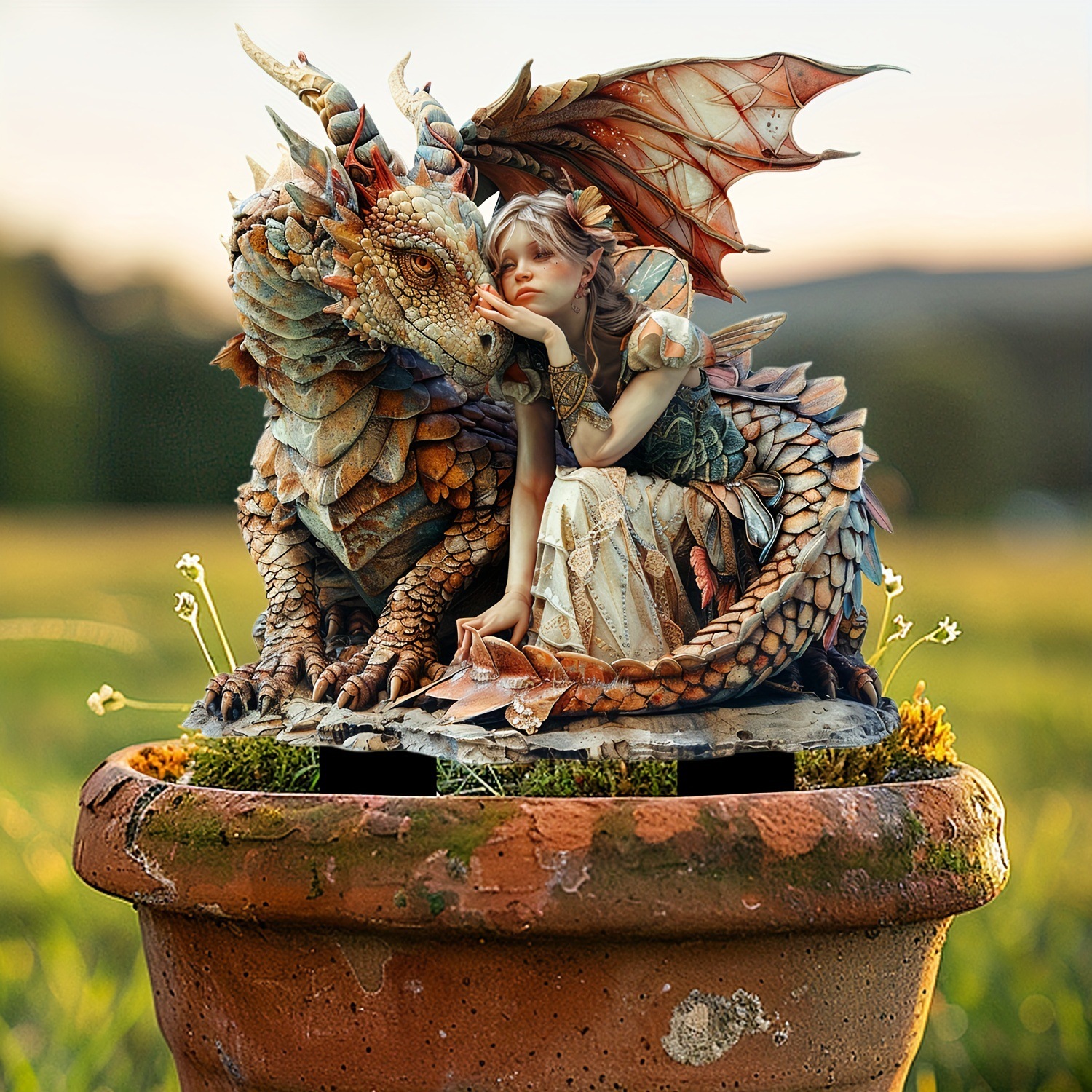 🔥Last Day Promotion 49% OFF-Ancient Dragon and the Beautiful Dragon Maiden