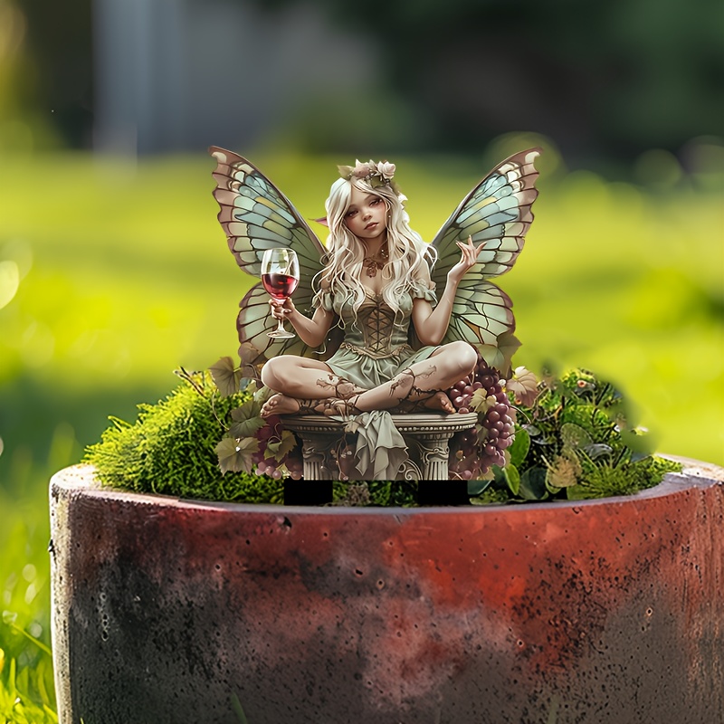🔥Last Day Promotion 49% OFF-Fairy with a glass of wine