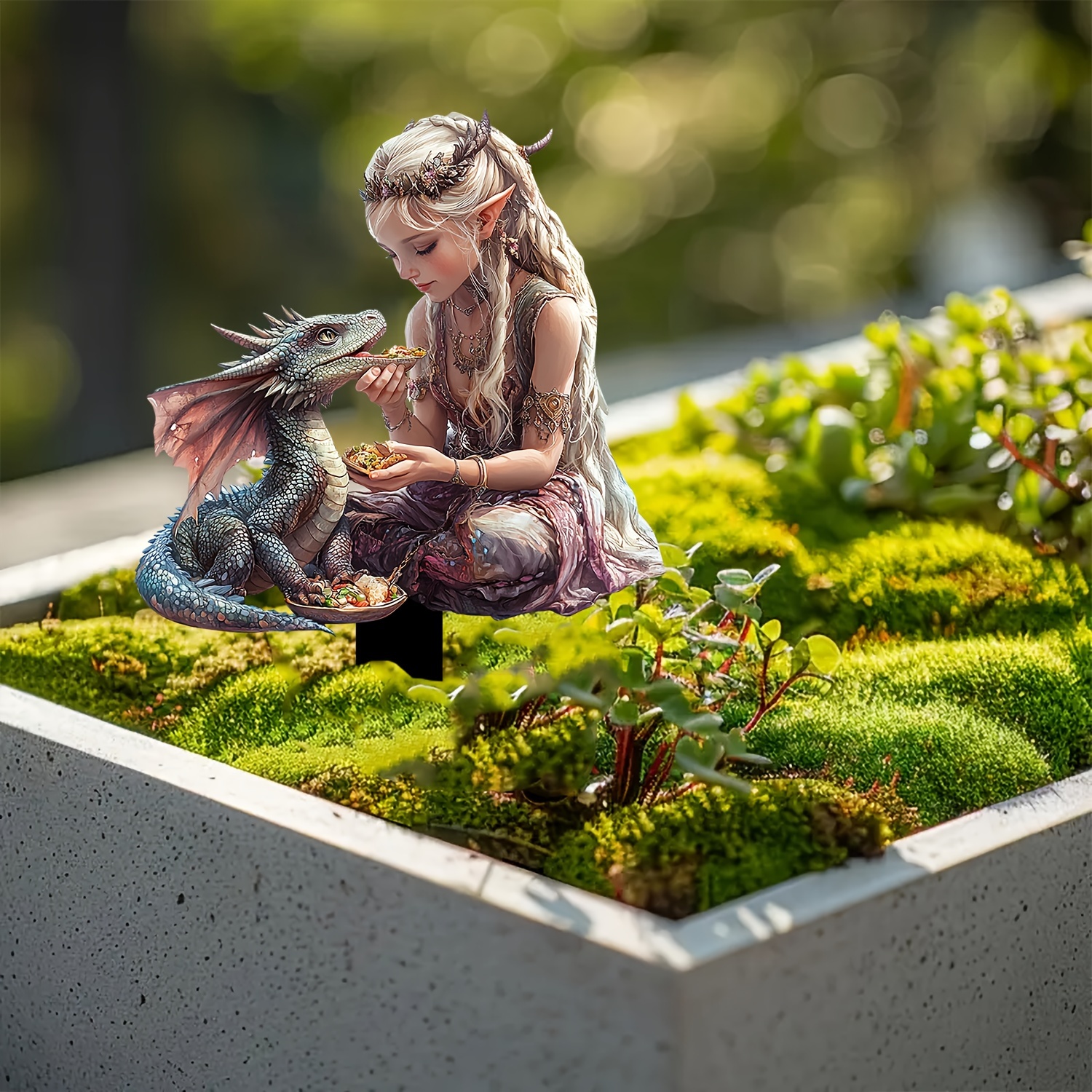 🔥Last Day Promotion 49% OFF-Beautiful girl feeds baby dragon for food
