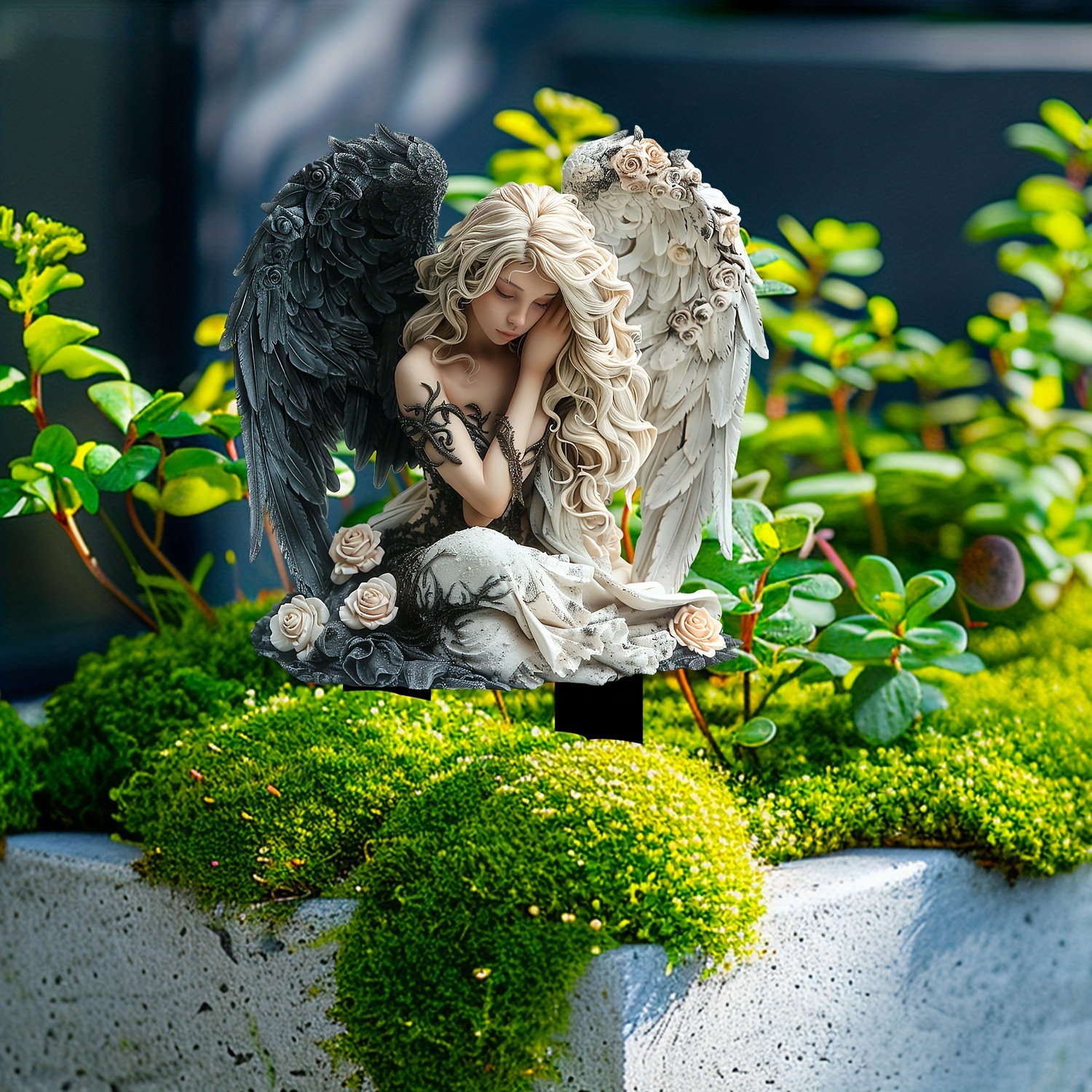 🔥Last Day Promotion 49% OFF-Half-black, half-white winged angel