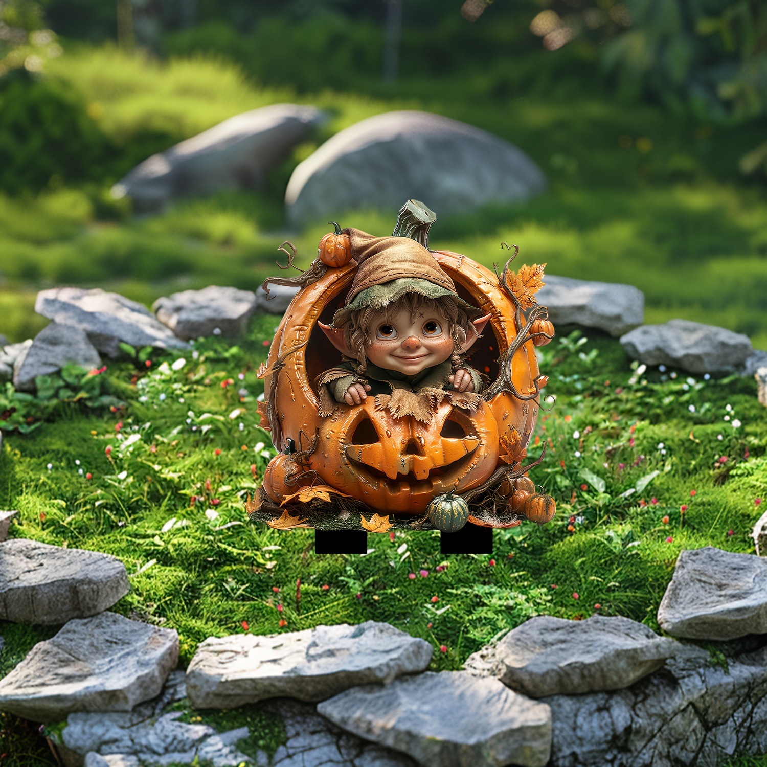 🔥Last Day Promotion 49% OFF-Halloween Pumpkin Elf Gnome Figurine