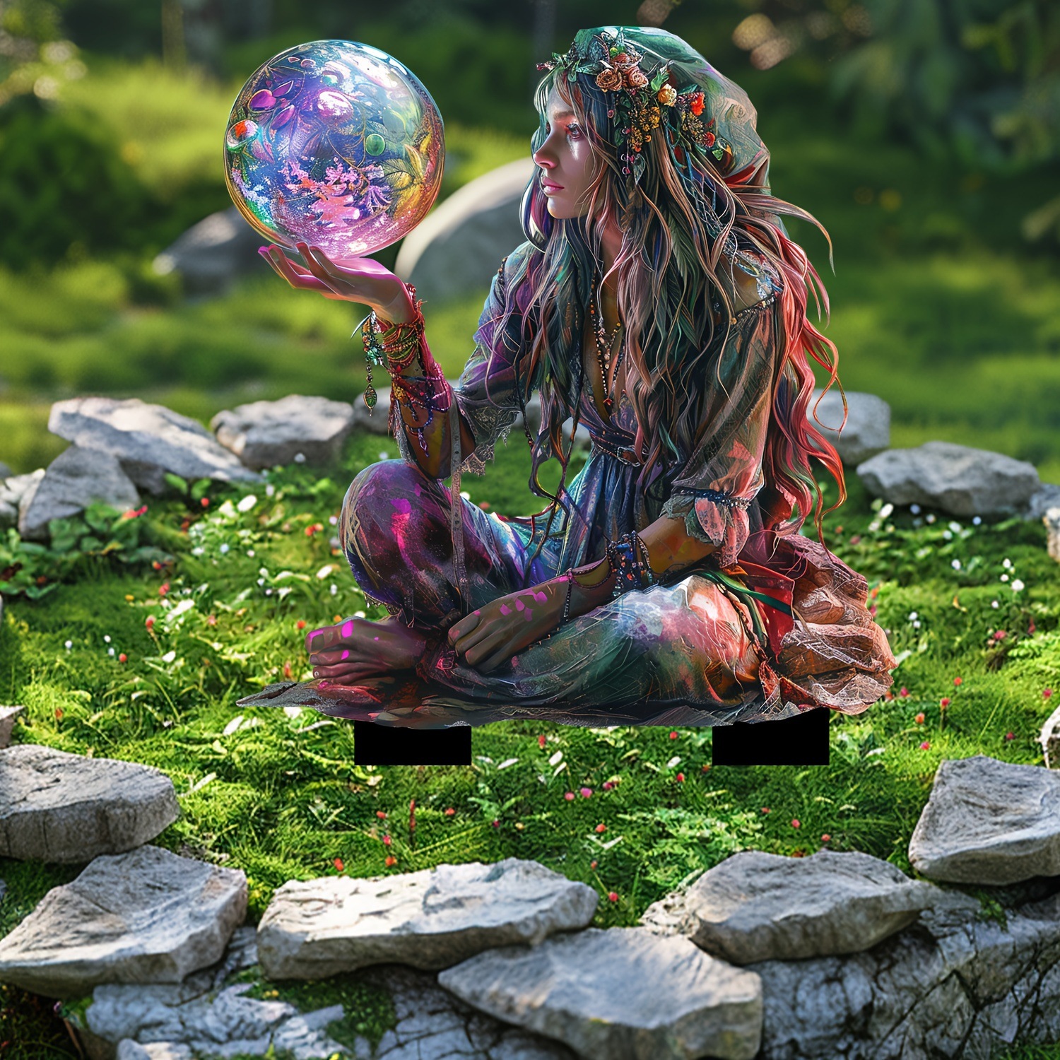🔥Last Day Promotion 49% OFF-Fortune Teller Fairy with a Fantasy Crystal Ball