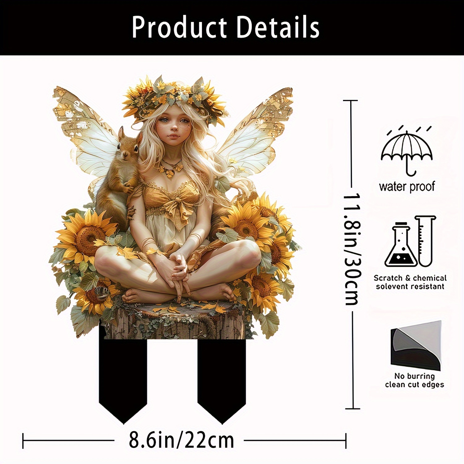 🔥Last Day Promotion 49% OFF-Sunflower Fairy and Squirrel