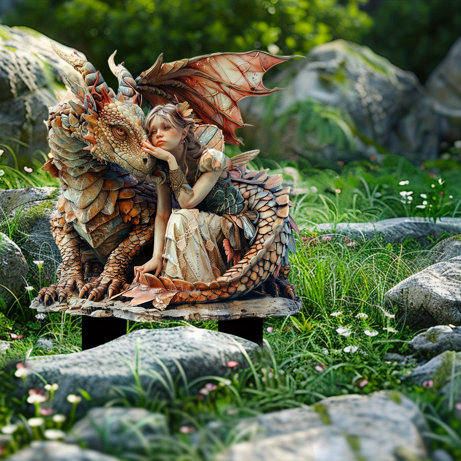 🔥Last Day Promotion 49% OFF-Ancient Dragon and the Beautiful Dragon Maiden