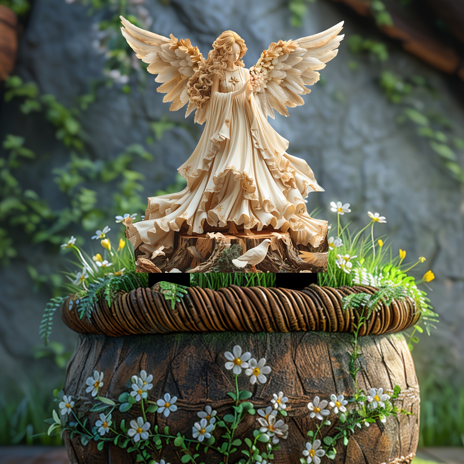 🔥Last Day Promotion 49% OFF-White Angel Girl