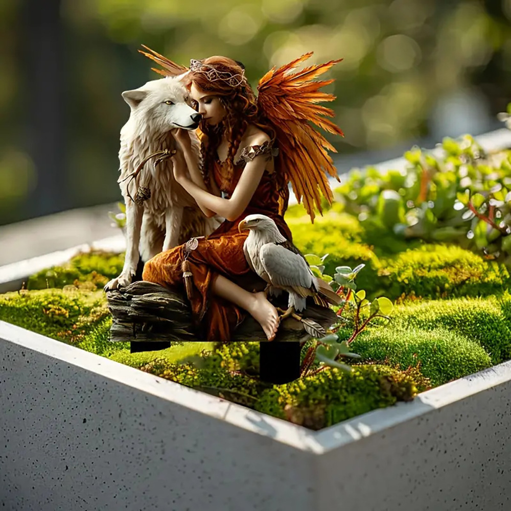 🔥Last Day Promotion 49% OFF-White Wolf Guardian of the Pristine Fairy