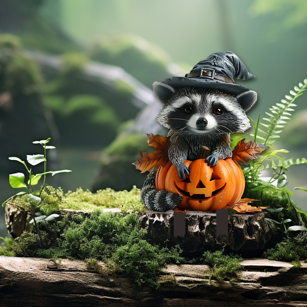 🔥Last Day Promotion 49% OFF-Halloween Pumpkin Cute Raccoon