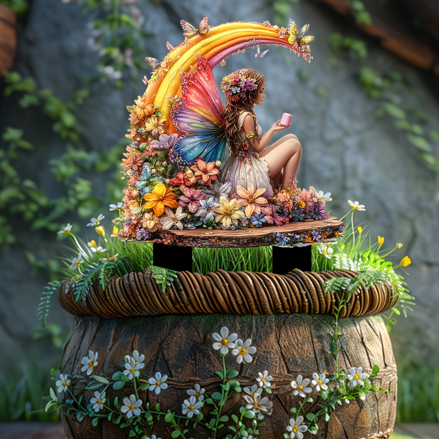 🔥Last Day Promotion 49% OFF-Fairy Tale Fairies on the Rainbow Moon