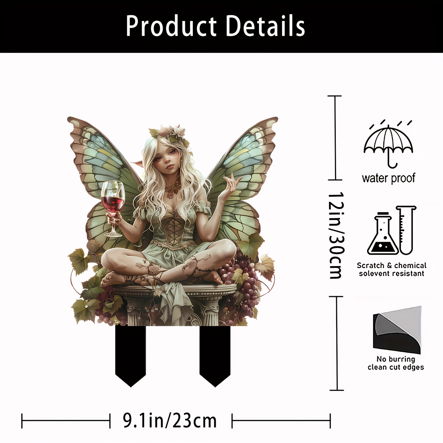 🔥Last Day Promotion 49% OFF-Fairy with a glass of wine