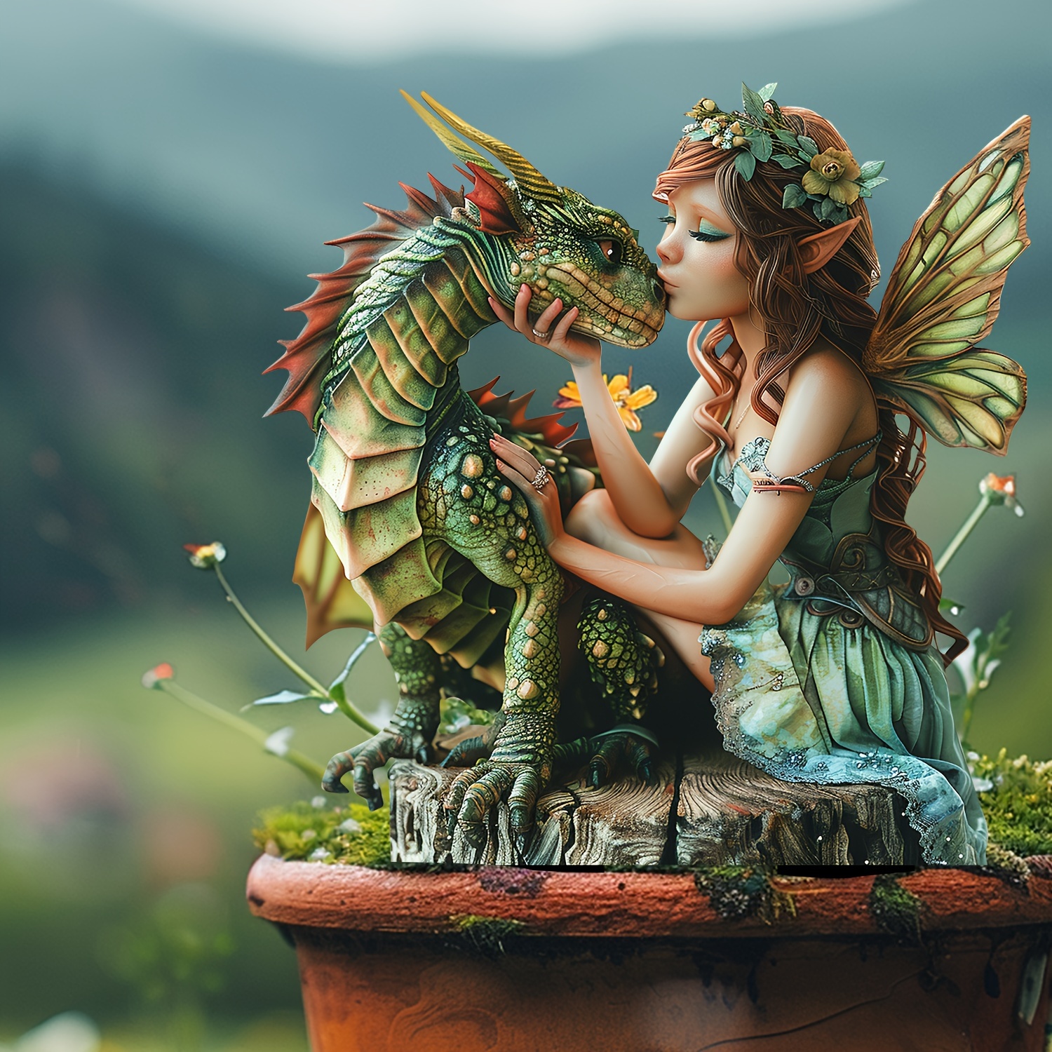 🔥Last Day Promotion 49% OFF-Fairy kisses dragon