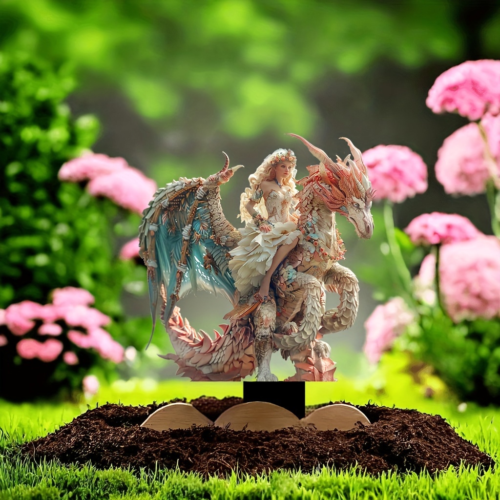 🔥Last Day Promotion 49% OFF-Elegant fairy riding a winged dragon.
